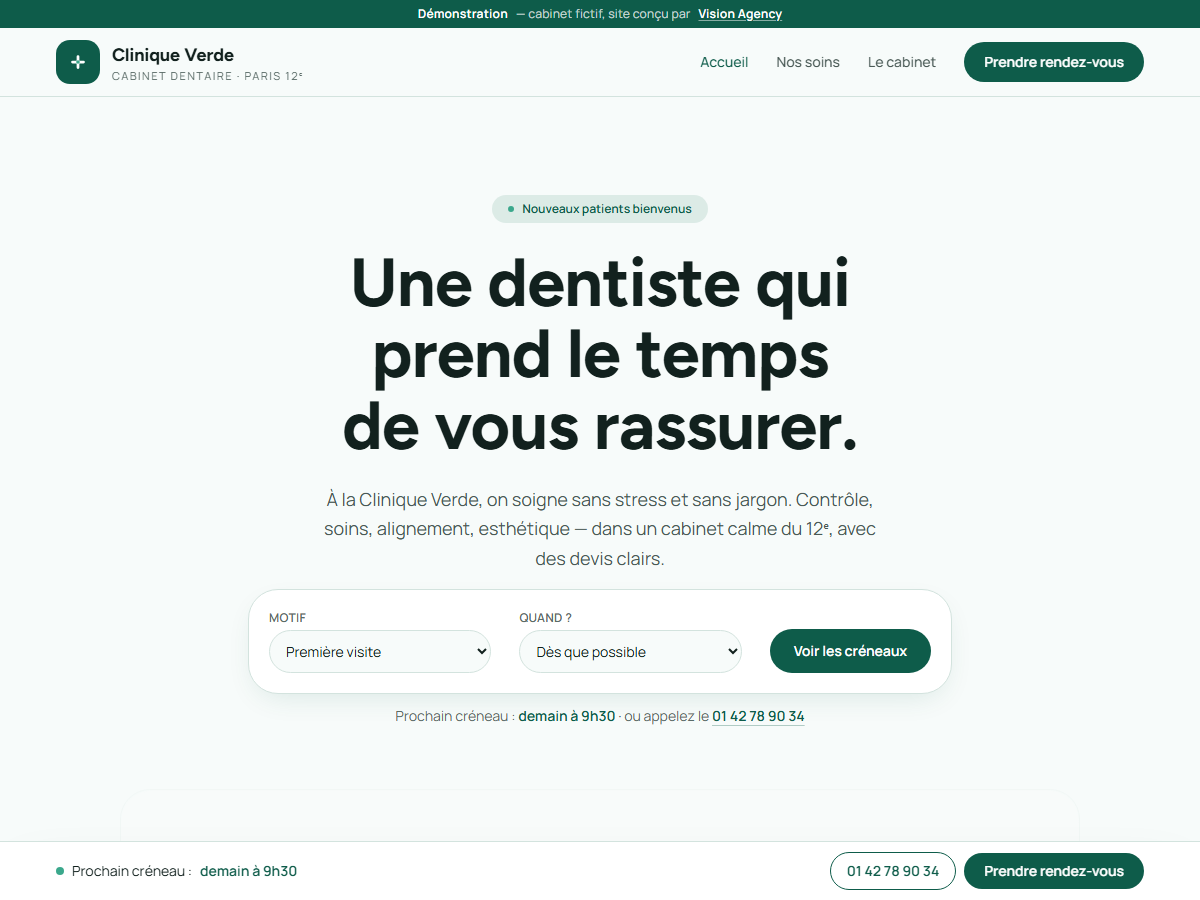 Clinique Verde — site repensé